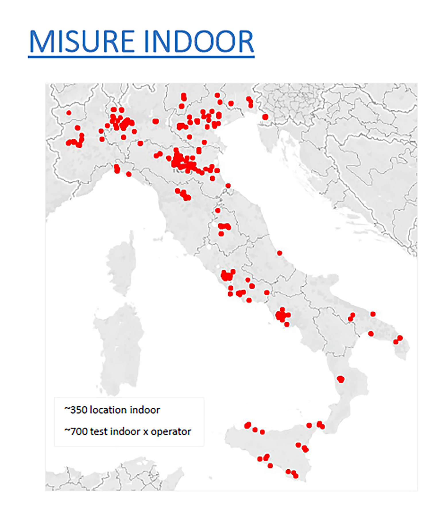 misure indoor e data analytics sisemlab